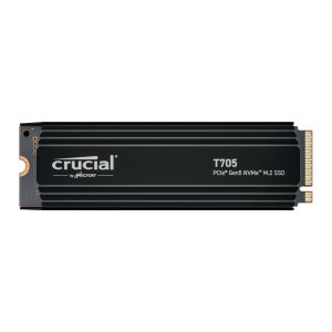 Crucial T705 1TB M.2 NVMe Gen5 with Heatsink NAND SSD - Image 1