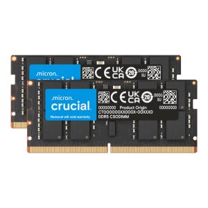 Crucial DDR5-6400 64GB CSODIMM Notebook Memory Kit (2 x 32GB) - Image 1