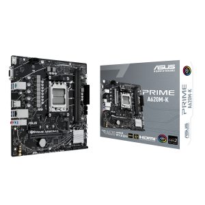 ASUS Prime A620M-K AM5 DDR5 M-ATX Motherboard - Image 1