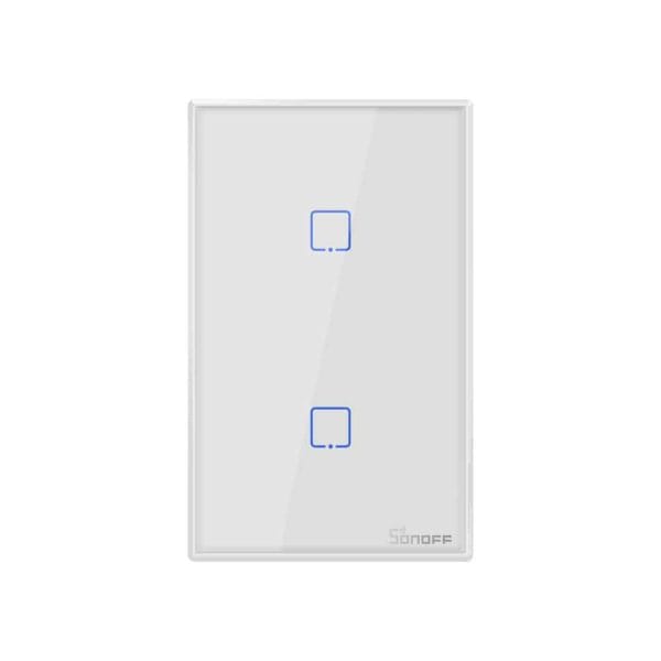Sonoff Smart Light Switch White 2CH WiFi and RF