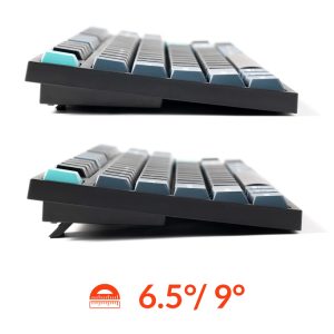 Keychron B33 80% TKL Wireless Keyboard and Mouse Combo – Black/Green - Image 7