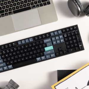 Keychron B36 100% Layout Wireless Keyboard and Mouse Combo – Black/Green - Image 3