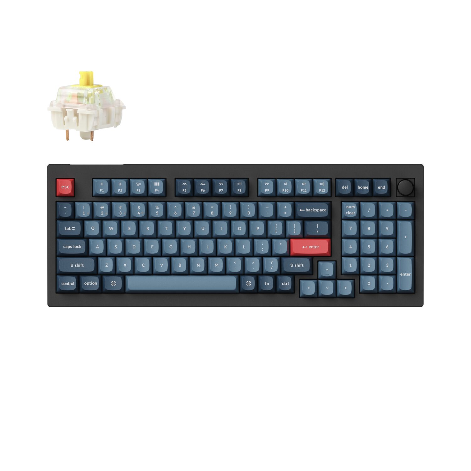 Keychron V5 Max Wireless Custom Keyboard – BANANA Switch