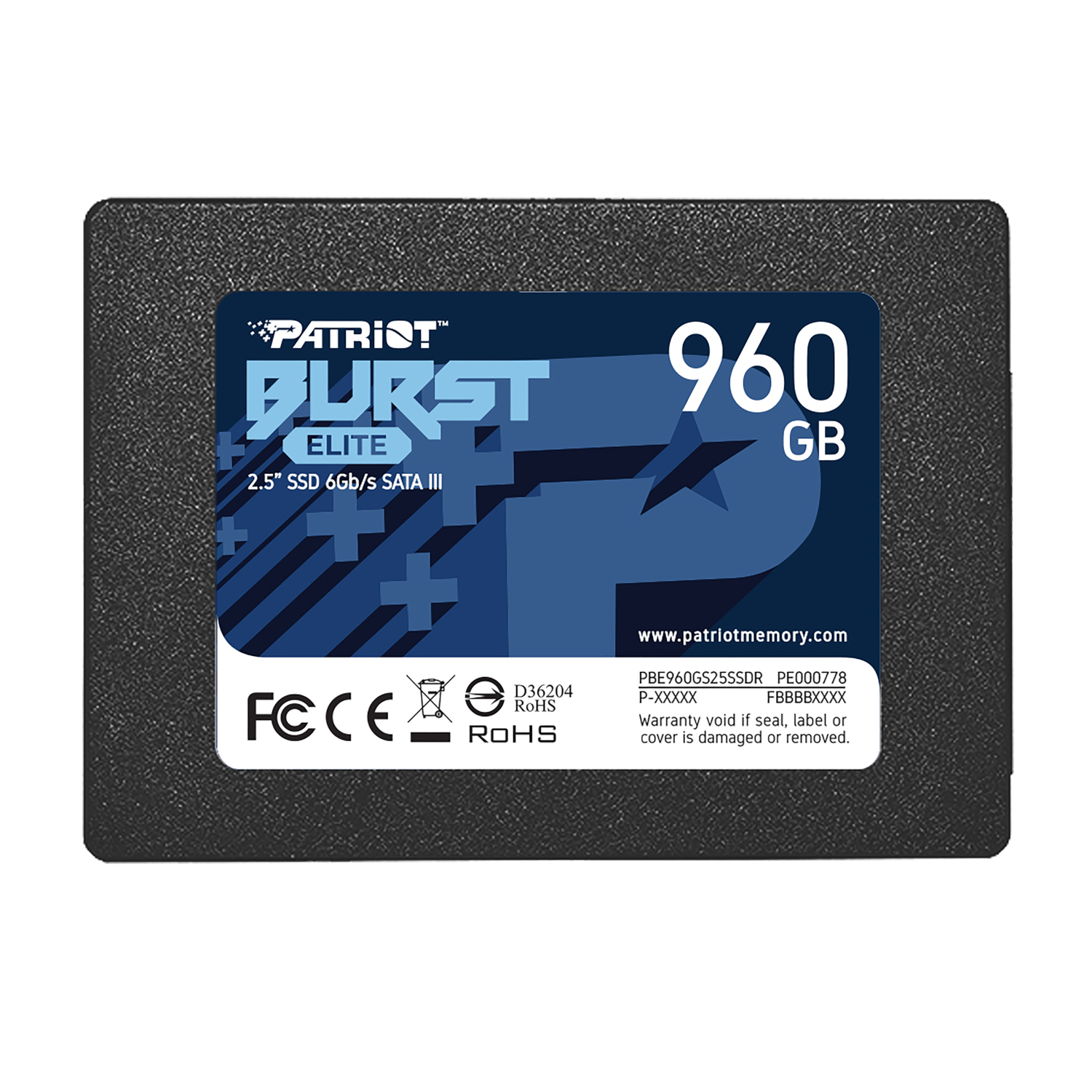 Patriot Burst Elite 960GB 2.5″ SATA III SSD