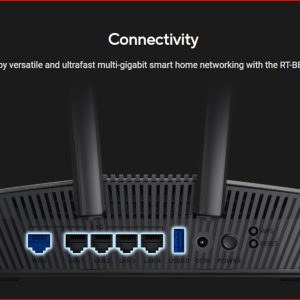 ASUS RT-BE82U Wi-Fi 7 Dual-Band 2.5GbE Router – Black - Image 4
