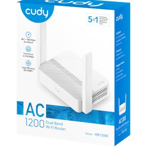 Cudy AC1200 Dual-Band Wireless Wi-Fi Router – White - Image 6
